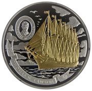 5 Dollars - Elizabeth II Lawson, Cook Islands, 2008 reverse image