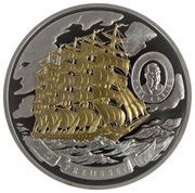 5 Dollars - Elizabeth II Preussen, Cook Islands, 2008 reverse image