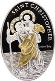 5 Dollars - Elizabeth II Saint Christopher, Cook Islands, 2009 reverse image