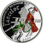 5 Dollars - Elizabeth II Sir Lancelot, Cook Islands, 2009 reverse image