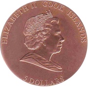 5 Dollars - Elizabeth II Observation of Mars obverse image
