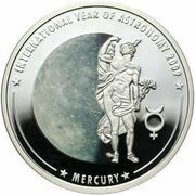 5 Dollars - Elizabeth II Mercury, Cook Islands, 2009 reverse image