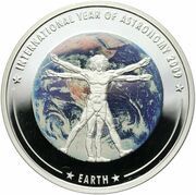 5 Dollars - Elizabeth II Earth, Cook Islands, 2009 reverse image