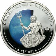 5 Dollars - Elizabeth II Neptune, Cook Islands, 2009 reverse image