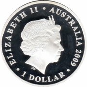 1 Dollar - Elizabeth II 4th Portrait - 200 Years of Postal Services in Australia - Silver Proof obverse image