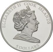 5 Dollars - Elizabeth II Sir Galahad obverse image