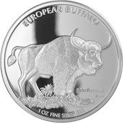 5 Dollars - Elizabeth II European Buffalo, Cook Islands, 2009 reverse image
