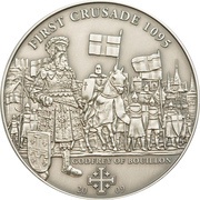 5 Dollars - Elizabeth II 1st Crusade, Cook Islands, 2009 reverse image