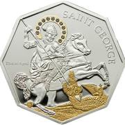 5 Dollars - Elizabeth II Saint George, Cook Islands, 2009 reverse image