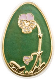 5 Dollars - Elizabeth II Green cloisonne, Cook Islands, 2010 reverse image