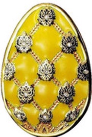 5 Dollars - Elizabeth II Yellow cloisonne, Cook Islands, 2010 reverse image