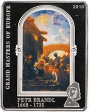 5 Dollars - Elizabeth II Petr Brandl, Cook Islands, 2010 reverse image