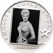 5 Dollars - Elizabeth II Ginger Rogers, Cook Islands, 2010 reverse image