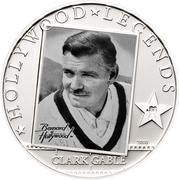 5 Dollars - Elizabeth II Clark Gable, Cook Islands, 2010 reverse image