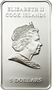 5 Dollars - Elizabeth II The Legend GTO obverse image