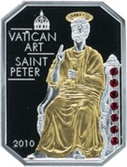 5 Dollars - Elizabeth II Saint Peter, Cook Islands, 2010 reverse image