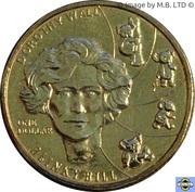 1 Dollar - Elizabeth II 4th Portrait - Dorothy Wall-Blinky Bill, Australia, 2009-2011 reverse image