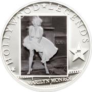 5 Dollars - Elizabeth II Marilyn Monroe, Cook Islands, 2011 reverse image
