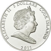 5 Dollars - Elizabeth II Piglet obverse image