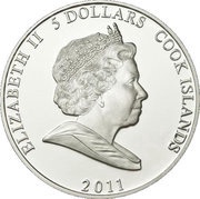 5 Dollars - Elizabeth II Freken Bok obverse image