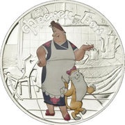 5 Dollars - Elizabeth II Freken Bok, Cook Islands, 2011 reverse image