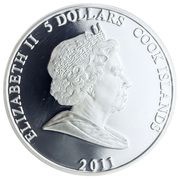 5 Dollars - Elizabeth II Crocodile Gena obverse image
