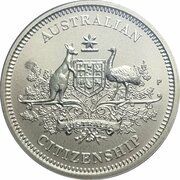 1 Dollar - Elizabeth II 4th Portrait - Citizenship, Australia, 2009-2018 reverse image