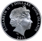 5 Dollars - Elizabeth II Hedgehog in the Fog obverse image