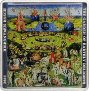 5 Dollars - Elizabeth II The Garden of Earthly Delights: 2/3, Cook Islands, 2011 reverse image