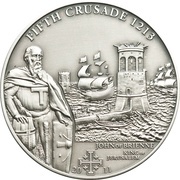5 Dollars - Elizabeth II 5th Crusade, Cook Islands, 2011 reverse image