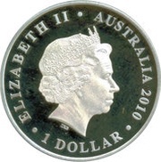1 Dollar - Elizabeth II 4th Portrait - Lachlan Macquarie Governor of NSW obverse image