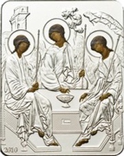 5 Dollars - Elizabeth II Holy Trinity, Cook Islands, 2011 reverse image