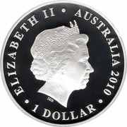 1 Dollar - Elizabeth II 4th Portrait - Australian Centenary of Flight obverse image