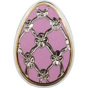 5 Dollars - Elizabeth II Egg in Violet, Cook Islands, 2012 reverse image
