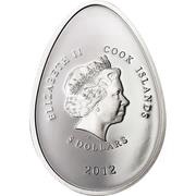 5 Dollars - Elizabeth II Egg in Red obverse image