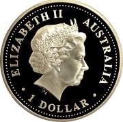 1 Dollar - Elizabeth II 4th Portrait - Husky obverse image