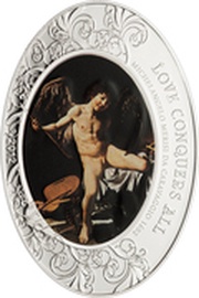 5 Dollars - Elizabeth II Amor Victorious, Cook Islands, 2012 reverse image