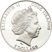 5 Dollars - Elizabeth II Seymchan meteorite obverse image