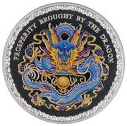 5 Dollars - Elizabeth II Year of the Dragon, Cook Islands, 2012 reverse image