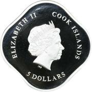 5 Dollars - Elizabeth II Benedict XVI obverse image