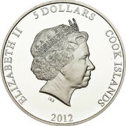 5 Dollars - Elizabeth II Raven obverse image