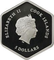 5 Dollars - Elizabeth II Apostolic Journey to Mexico obverse image