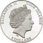 5 Dollars - Elizabeth II Albrecht Dürer: Rhinoceros obverse image