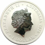 1 Dollar - Elizabeth II 4th Portrait - World Expo - Panda and Koala obverse image