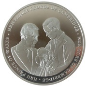 5 Dollars - Elizabeth II Birth of Prince George, Cook Islands, 2013 reverse image