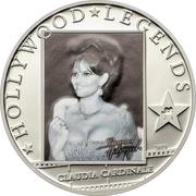 5 Dollars - Elizabeth II Claudia Cardinale, Cook Islands, 2013 reverse image
