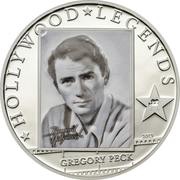 5 Dollars - Elizabeth II Gregory Peck, Cook Islands, 2013 reverse image