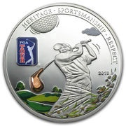 5 Dollars - Elizabeth II PGA Tour, Cook Islands, 2013 reverse image