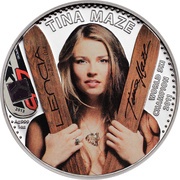 5 Dollars - Elizabeth II Tina Maze, Cook Islands, 2013 reverse image