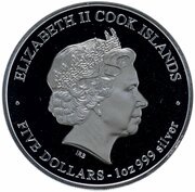 5 Dollars - Elizabeth II Year of the Snake obverse image